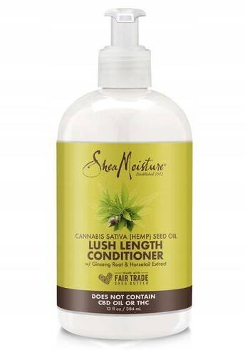 Shea Moisture Cannabis Sativa (Hemp) Seed Oil Lush Length Conditioner, Odżywka do włosów, 384ml Shea Moisture