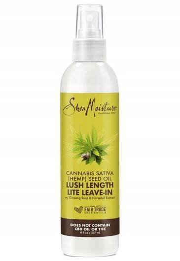 Shea Moisture Cannabis Sativa (Hemp) Seed Oil Lush Length Lite Leave-in, Odżywka do włosów, 237ml Shea Moisture