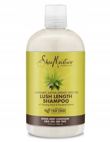 Shea Moisture Cannabis Sativa (Hemp) Seed Oil Lush Length Shampoo, Szampon do włosów, 384ml Shea Moisture