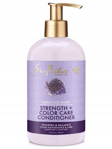 Shea Moisture Purple Rice Water Strength + Color Care Conditioner, Odżywka do włosów, 384ml Shea Moisture