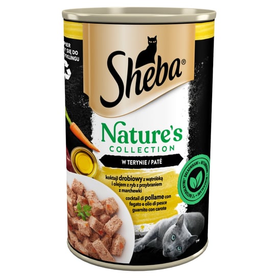 SHEBA Nature's mokra karma dla kota z drobiem w pasztecie puszka 400 g Sheba