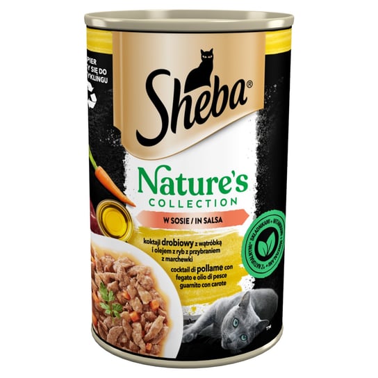 SHEBA Nature's mokra karma dla kota z drobiem w sosie puszka 400 g Sheba