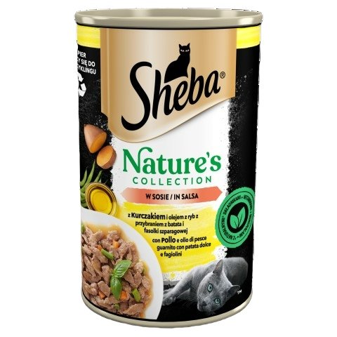 Sheba Nature's Mokra karma dla kota z kurczakiem w sosie puszka 400 g Sheba