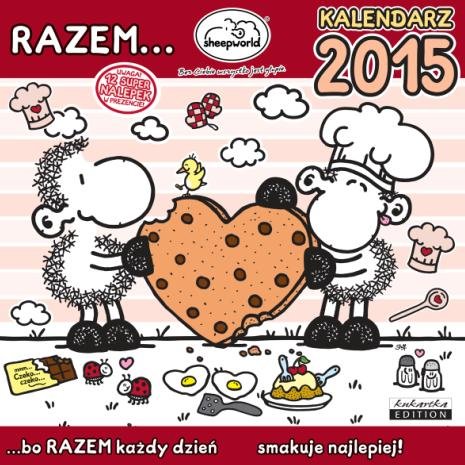 Sheepworld, Kalendarz ścienny 2015 Passion Cards