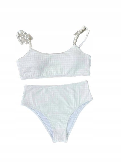 SHEIN GÓRA OD STROJU KĄPIELOWEGO BIAŁA BASIC M VFF Shein