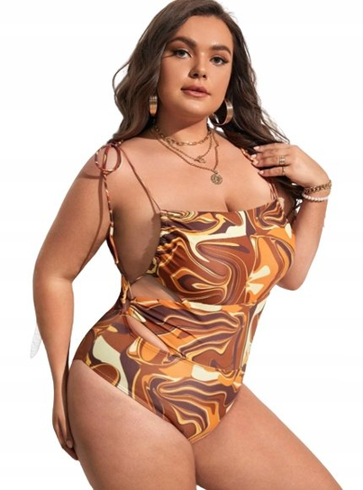 SHEIN STRÓJ JEDNOCZĘŚCIOWY PLUS SIZE BASIC 44 VCF Shein