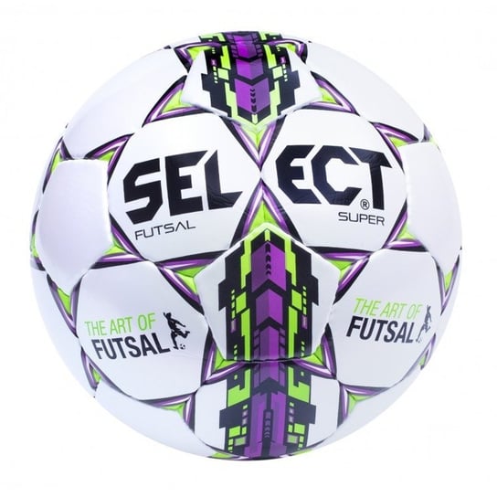 Shellbag, Piłka nożna, Select futsal super, biało-fioletowa, rozmiar 4 Select