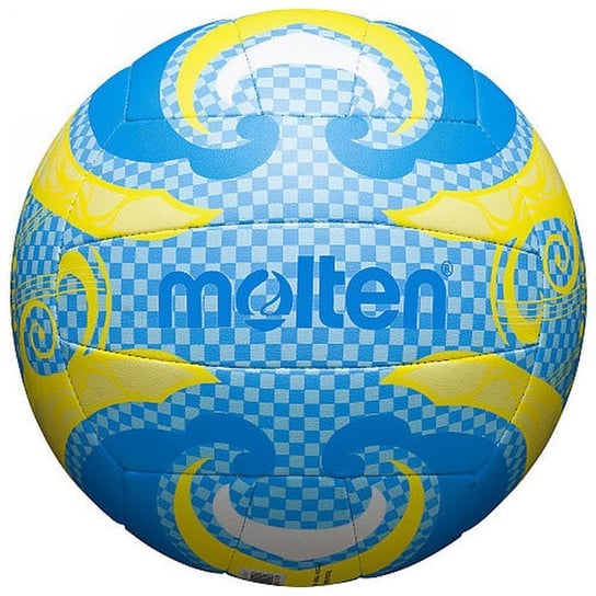 Shellbag, Piłka siatkowa, Molten, niebiesko-żółta, rozmiar 5 Shellbag