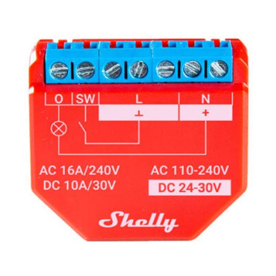 Shelly, Przekaźnik z pomiarem mocy Plus 1PM WIFI, 059195 Shelly