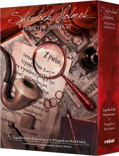 Sherlock Holmes: Detektyw doradczy - "Zagadka Kuby Rozpruwacza" i "Przygody na West Endzie", gra kooperatywna, Rebel Rebel