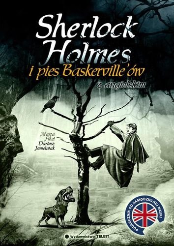 Sherlock Holmes i Pies Baskerville'ów... z angielskim Doyle Arthur Conan, Fihel Marta, Jemielniak Dariusz
