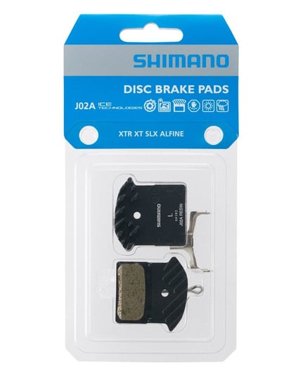 Shimano Okładziny Hamulcowe J02A Żywiczne Z Radiatorem Shimano