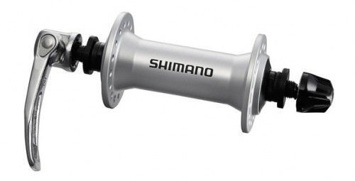 Shimano, Piasta rowerowa, Alivio HBM430, srebrny, przednia Shimano