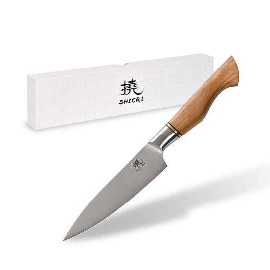 Shiori 撓  Shibuki Murō - nóż uniwersalny ze stali sandvik 14C28N Shiori