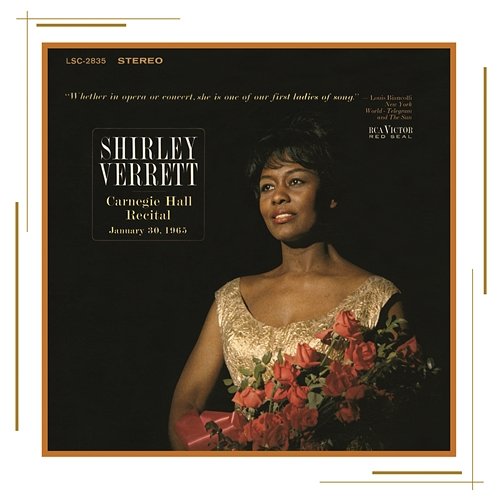 Shirley Verrett at Carnegie Hall, New York City, January 30, 1965 Shirley Verrett
