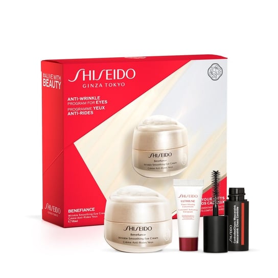 Shiseido, Anti-Wrinkle Program For Eyes, Zestaw kosmetyków do pielęgnacji, 3 szt. Shiseido