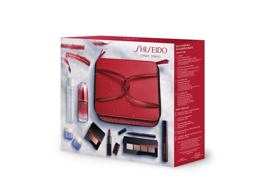 Shiseido, Beauty Essentials, Color Makeup, zestaw prezentowy kosmetyków, 5 szt. + kosmetyczka Shiseido