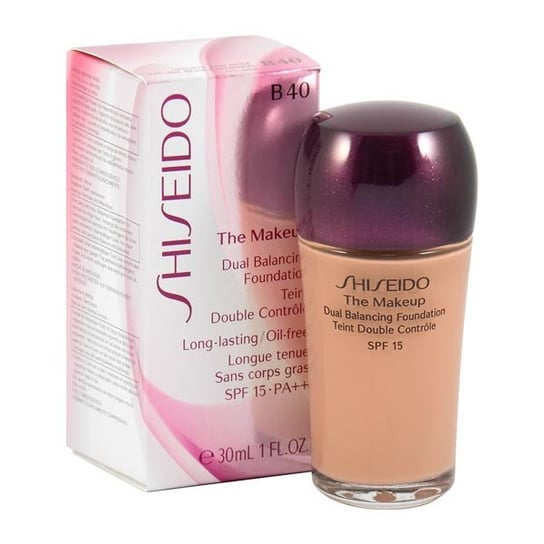 Shiseido, Dual Balancing, podkład w płynie B40 Natural Fair Beige, SPF 15, 30 ml Shiseido