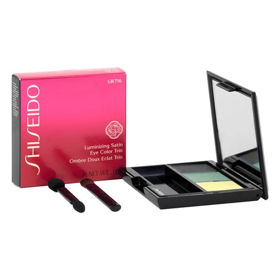 Shiseido, Luminizing Satin Eye Color Trio, potrójny cień do powiek GR 716 Vinyl, 3 g Shiseido