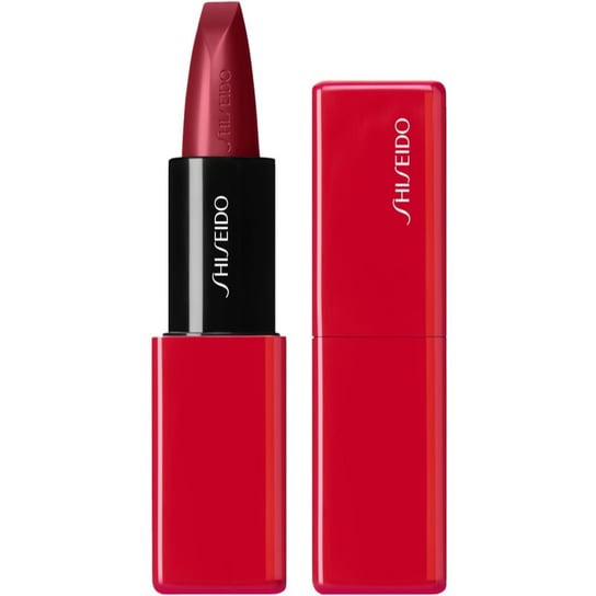 Shiseido Makeup Technosatin gel lipstick aksamitna szminka odcień 411 Scarlet Cluster 4 g Inna marka