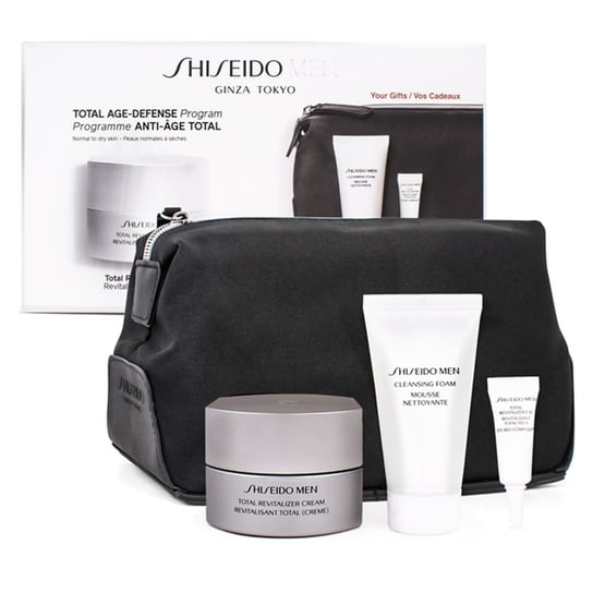 Shiseido, Men, zestaw kosmetyków, 3 szt. + kosmetyczka Shiseido