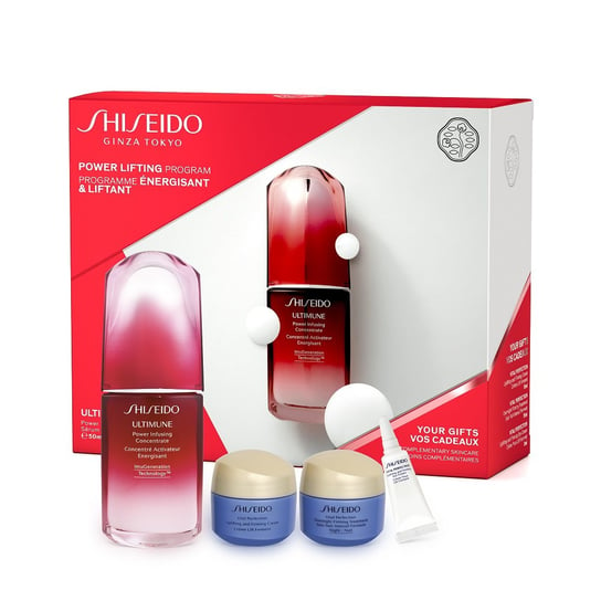 Shiseido, Power Lifting Program, zestaw kosmetyków, 3 szt. Shiseido