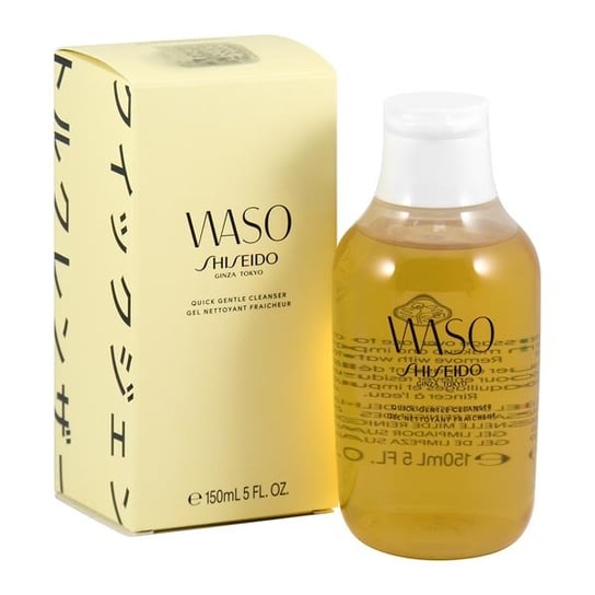 Shiseido, Waso, bezalkoholowy i beztłuszczowy żel do mycia i demakijażu twarzy, 150 ml Shiseido