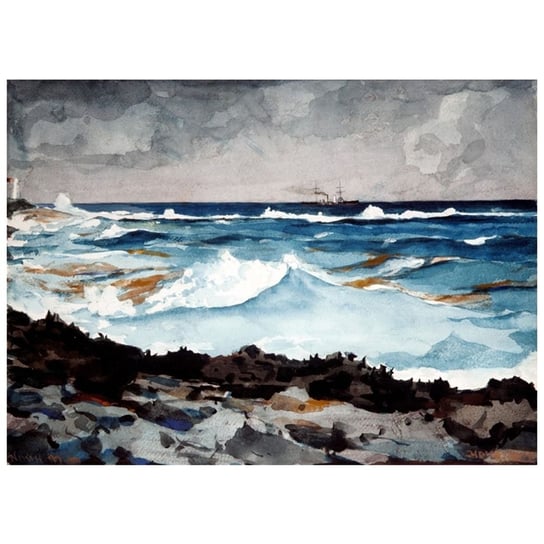 Shore And Surf - Winslow Homer 80x110 Legendarte