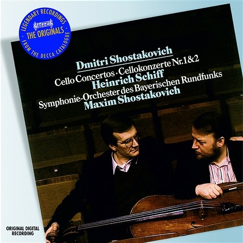 Shostakovich: Cello Concertos Nos.1 & 2 Heinrich Schiff, Symphonieorchester des Bayerischen Rundfunks, Maxim Shostakovich
