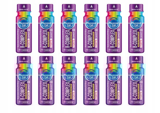 Shot Plusssz Up B-COMPLEX NEURO BOOSTER FORTE SHOT 12 sztuk Polski Lek