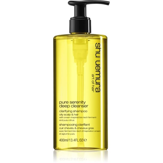Shu Uemura Deep Cleanser Pure Serenity szampon głęboko oczyszczający do przetłuszczających się włosów i skóry głowy 400 ml Shu Uemura
