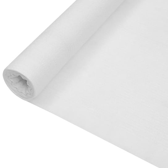 Siatka cieniująca, biała, 1,5x50 m, HDPE, 195 g/m² vidaXL