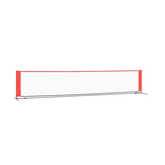 Siatka do tenisa - 500x100x87 cm, czarno-czerwona Zakito