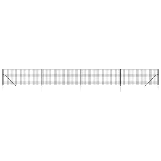 Siatka ogrodzeniowa 1x10m antracyt PVC - kompletny Zakito Europe