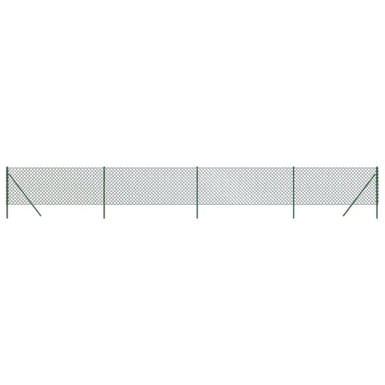 Siatka ogrodzeniowa 1x10m, zielona, PVC, stal galw Zakito Europe