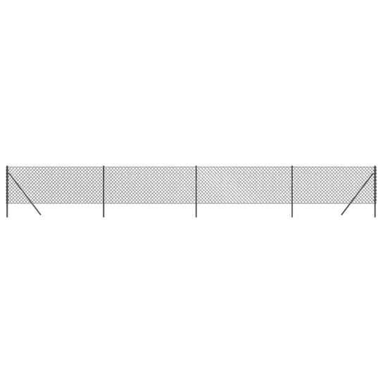 Siatka ogrodzeniowa PVC, 1,1x10m, antracyt, stal g / AAALOE Inna marka