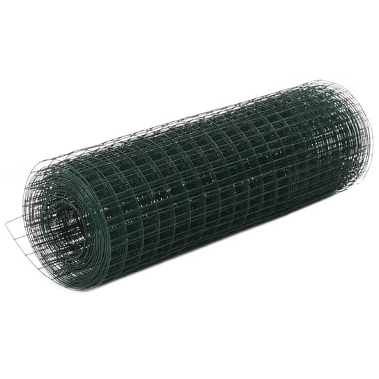 Siatka ogrodzeniowa PVC 10x0,5m zielona - 16x16mm / AAALOE Zakito Home