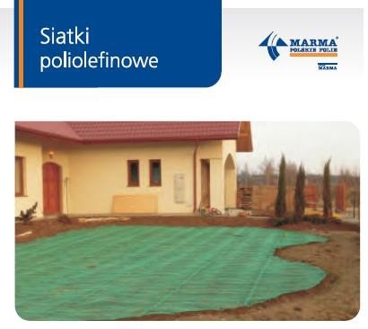 Siatka ogrodzeniowa rabatowa 1,2x50m oczko 15mm 296g/mb zielona MARMA Marma