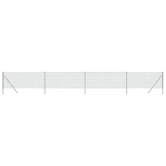 Siatka ogrodzeniowa stalowa 1x10m, srebrna, 60x60m / AAALOE Inna marka