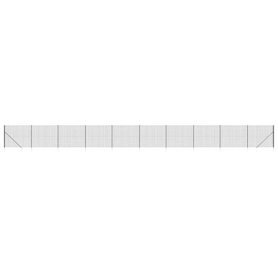 Siatka ogrodzeniowa stalowa PVC antracyt 2,2x25m / AAALOE Inna marka