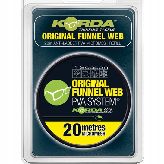 SIATKA ROZPUSZCZALNA PVA KORDA FUNNEL WEB MICROMESH REFILL 20 M Inna marka