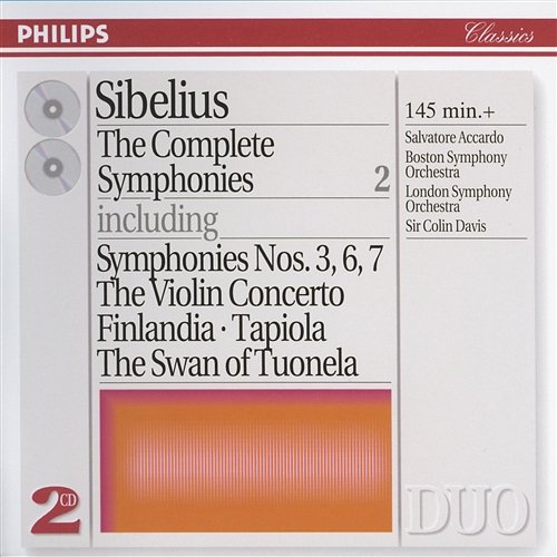 Sibelius: The Complete Symphonies, etc., Vol.2 Salvatore Accardo, Boston Symphony Orchestra, London Symphony Orchestra, Sir Colin Davis