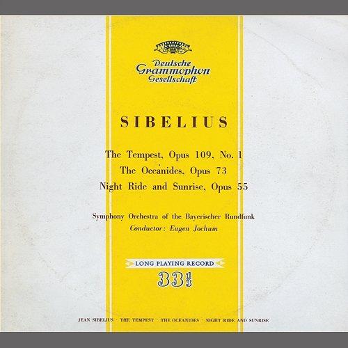 Sibelius: The Storm; Oceanides Eugen Jochum