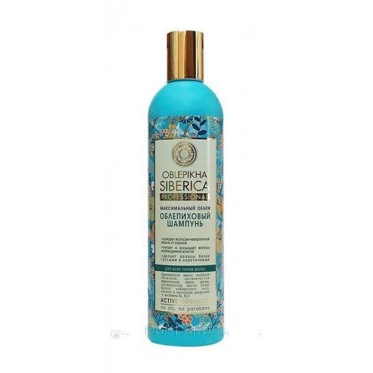 Siberica, Oblepikha Professional, szampon z efektem laminowania do włosów słabych i zniszczonych, 400 ml Natura Siberica