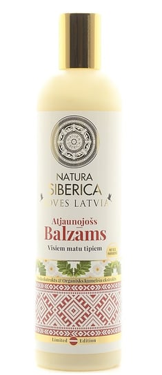 Siberica Professional, Loves Latvia, balsam do włosów odbudowujący, 400 ml Natura Siberica