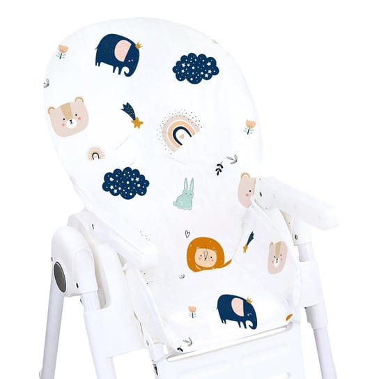 Siedzisko do wysokiego krzesełka - podkładka dla dzieci do krzesełka dziecięcego uniwersalna Tęcza Totsy Baby