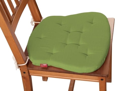 Siedzisko Filip na krzesło DEKORIA Cotton Panama, limonkowa zieleń, 41x38x3,5 cm Dekoria