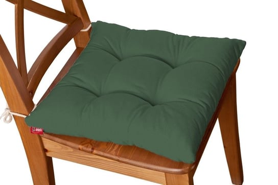 Siedzisko Jacek na krzesło DEKORIA Cotton Panama, zielony, 38x38x8 cm Dekoria