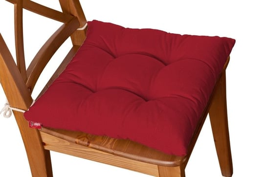 Siedzisko Jacek na krzesło DEKORIA Etna, czerwony, 38x38x8 cm Dekoria