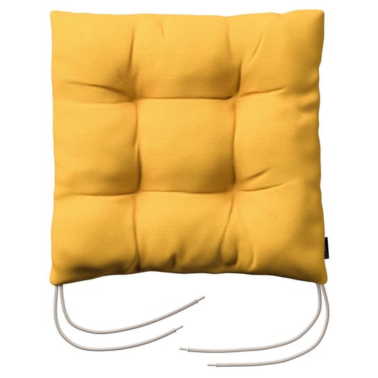 Siedzisko Jacek na krzesło, żółty, 38 × 38 × 8 cm, Loneta Dekoria